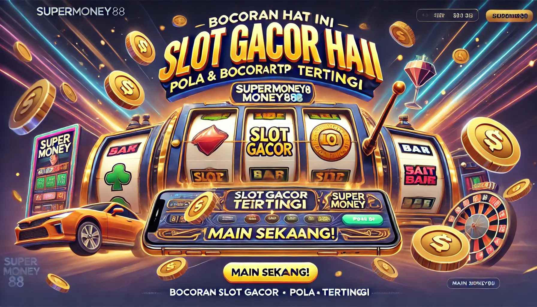 Slot Gacor Hari Ini: Pola & Bocoran RTP Tertinggi di Supermoney88!